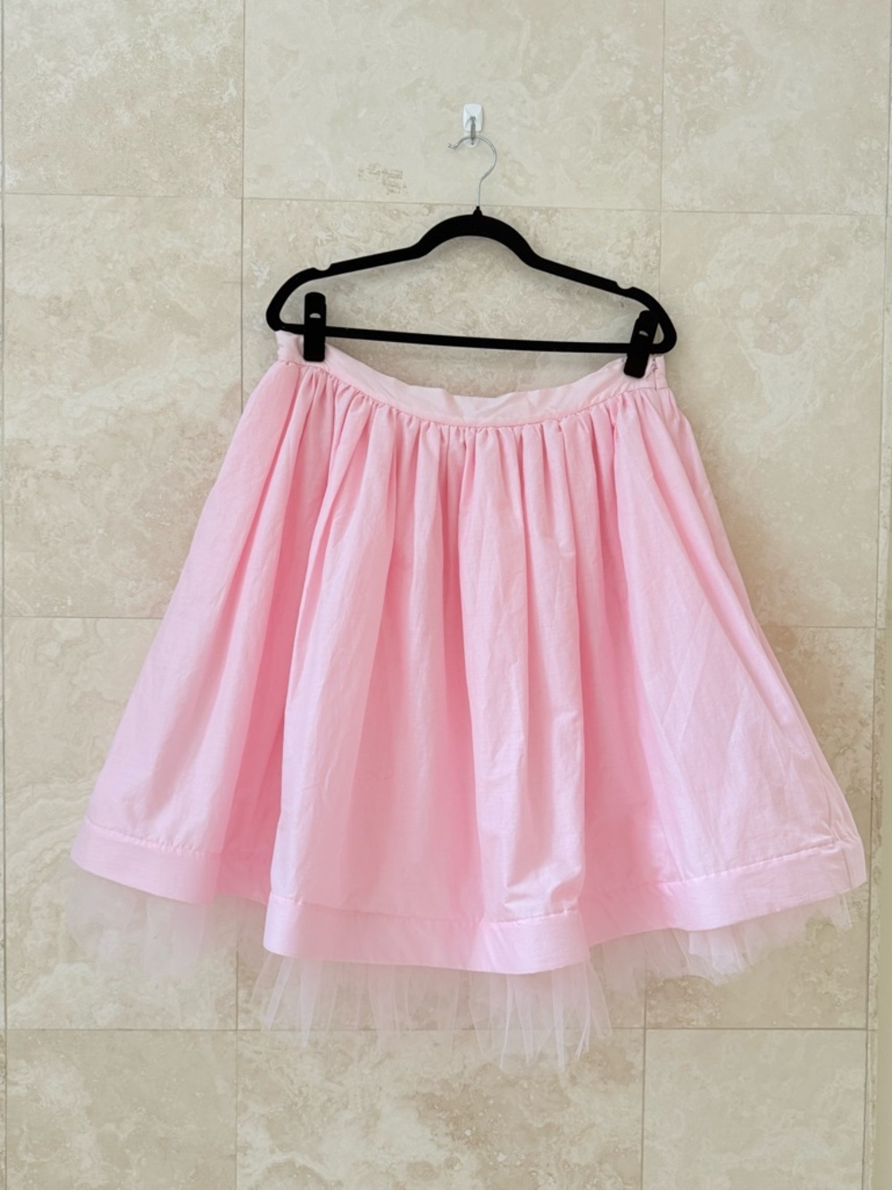 Liz Claiborne Pink A-Line Skirt with Tulle Layer Size 16 EUC - Picture 2 of 8
